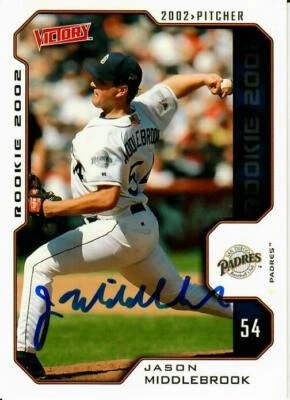 "San Diego Padres" Jason Middlebrook Signed Trading Card - Image 1 of 2