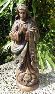 STATUE EINER HEILIGEN EICHE HÖHE 20 ZOLL 1820 KOSTENLOSER VERSAND AUF DAS ENGLAND - Bild 1 von 16