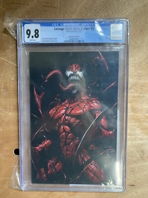 Inhyuk Lee Carnage #1 CGC 9.8 COA Ltd. Virgin (#38/1000) Black, White and Blood - Image 1 of 3