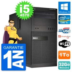 PC Tour Dell OptiPlex XE2 MT Intel i5-4570 RAM 32Go Disque 1To Windows 10 Wifi - Photo 1/8