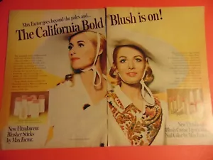 MAX FACTOR Cosmetics Vintage Printanzeige 1968 - Bild 1 von 1