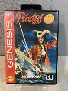 PIRATES GOLD SEGA GENESIS MICRO PROSE - Imagen 1 de 3