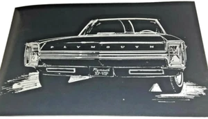1966 Plymouth XP-VIP Concept Car Catalog Sales Brochure Ex Original 66 Fc3 - Picture 1 of 4