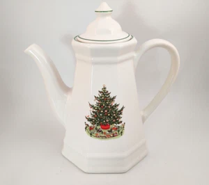 Pfaltzgraff Christmas Heritage Coffee Pot - USA - Picture 1 of 12