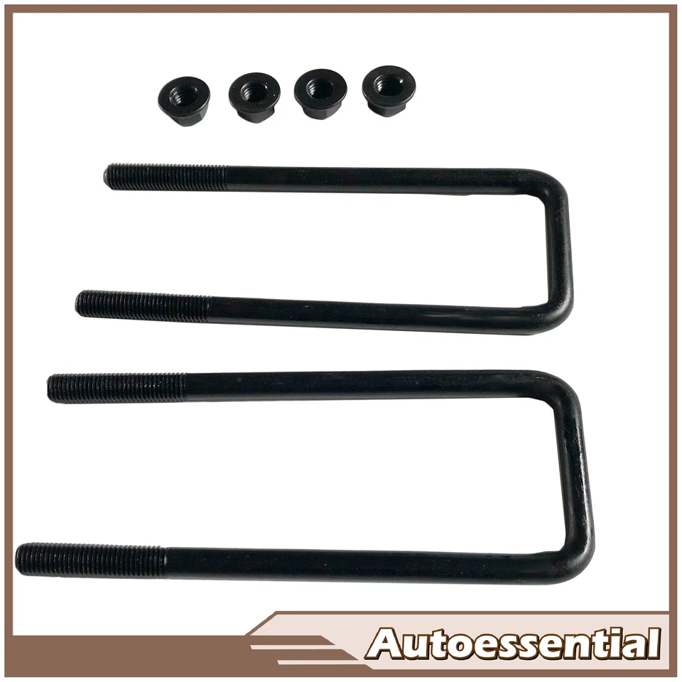 Kit de pernos en U de resorte de hoja negra traseros para Chevrolet Suburban 2500 2000-2013 Foto 1 de 4