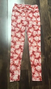 Women's LuLaRoe tights red, white, pink hearts one size - Picture 1 of 5