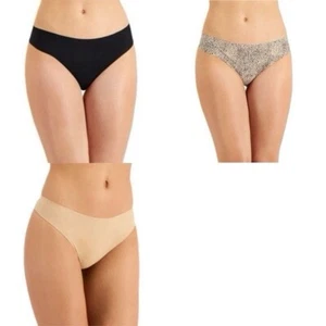 Alfani Women's Laser Cut Thong Underwear Panties 3 pack NEW Size Small - Picture 1 of 13