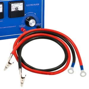 Cables de repuesto H.Temp. Galvanoplastia para Rectificador de Chapado Joyería - Imagen 1 de 6