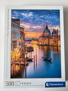 Clementoni High Quality Jigsaw Puzzle * Lighting Venice 500 Pieces pcs Complete - Picture 1 of 18