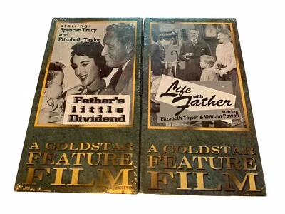 Life With Father & Father’s Little Dividend Goldstar VHS Elizabeth Taylor NOS - Image 1 of 4