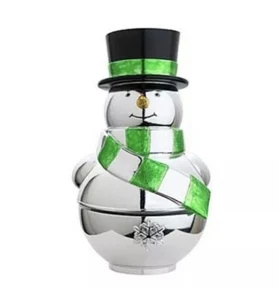 Reed & Barton - Regalo pupazzo di neve con musical natalizio girevole - NUOVO DI ZECCA IN SCATOLA - Foto 1 di 5