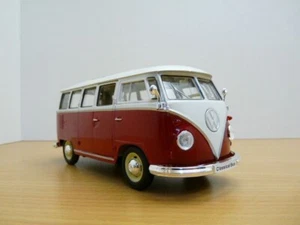 VW COMBI T1 rouge et blanc 1/24 - Imagen 1 de 5