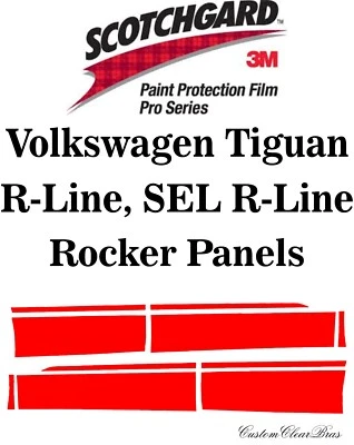 3M Paint Protection Film Pro Series 2022 2023 2024 Volkswagen Tiguan R-Line - Image 1 of 3
