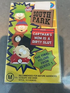 VHS SOUTH PARK “Cartmans Mom Is A Dirty Sl*t” 1998 - Picture 1 of 3