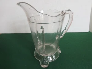 Antique EAPG Hobbs Brockunier Viking Bearded Old Man of the Mountain Pitcher - Picture 1 of 9