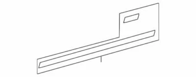 Cinta a rayas delantera izquierda OEM NUEVA 05-07 Ford F250 F350 Super Duty 5C3Z-2520001-DAB Foto 1 de 3