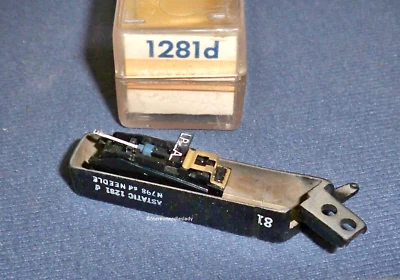 ASTATIC 1281D 1281 CARTRIDGE for Electro-Voice 5528D Airline Wards Philco - Image 1 of 2