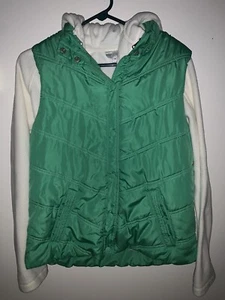 Chaleco acolchado Studio Works Sport talla M con cremallera en chaqueta polar SW para mujer - Imagen 1 de 5