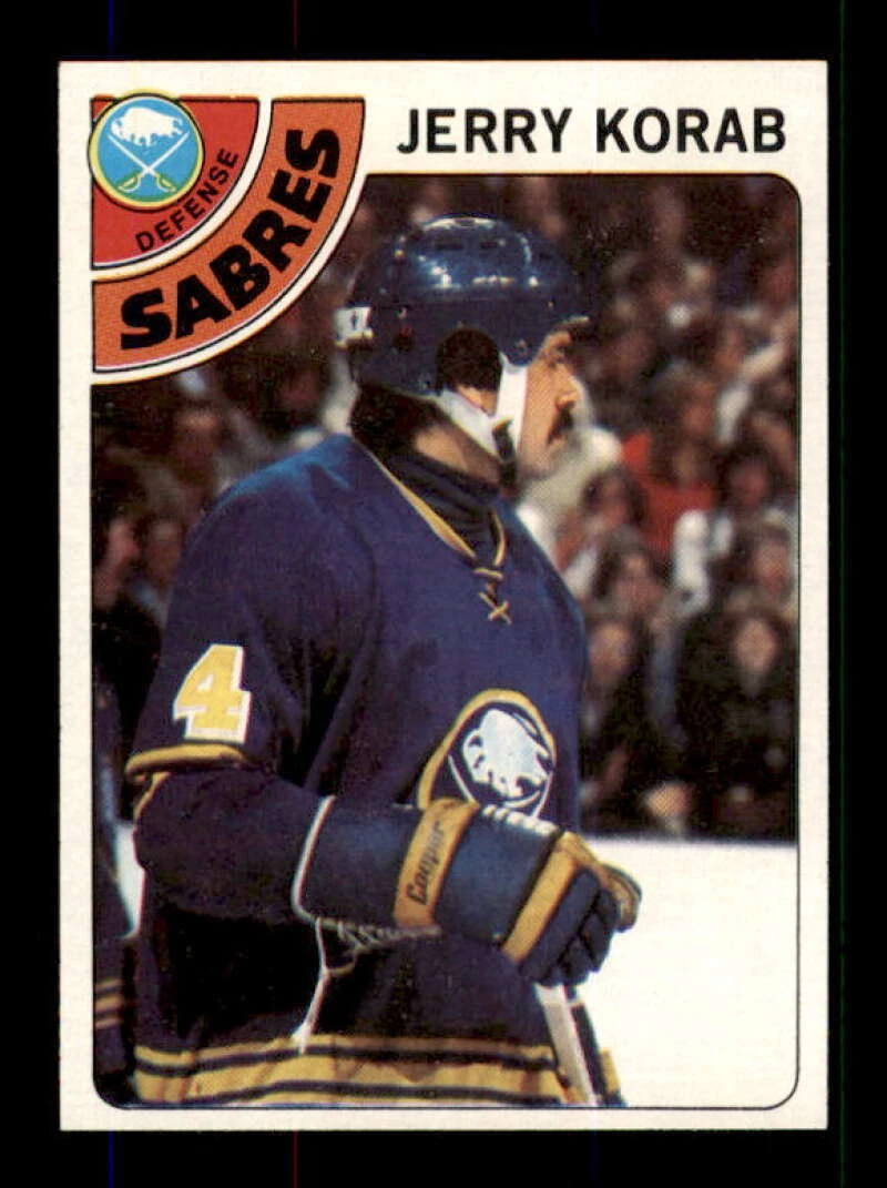 1978-79 Topps #231 Jerry Korab NM/NM+ Sabres 541022
