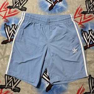 Adidas 3 Streifen Badeshort Ash Blau Herren L Badehose - Bild 1 von 6