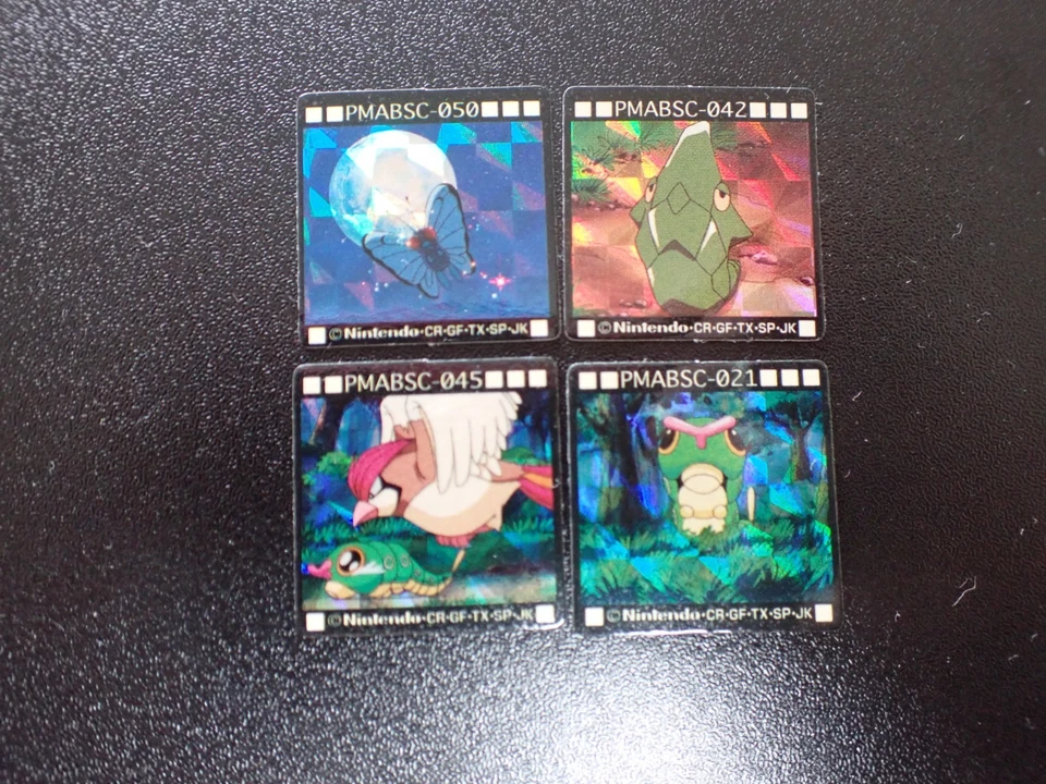 Pokemon GB Pocket Mini Card Prism Holo x4 Butterfree Evolutions etc #5336 - Image 1 of 4