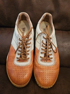 Zapatillas informales Fossil de cuero para hombre marrón y blanco talla 7 de EE. UU. - Imagen 1 de 15