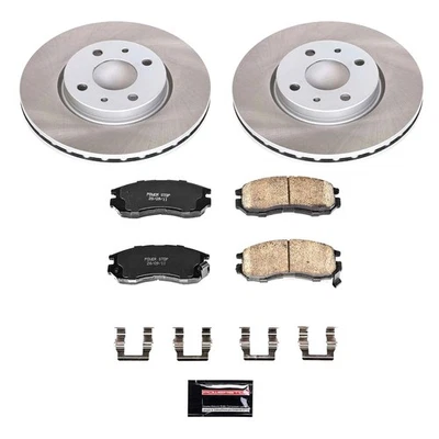 For Eagle Summit 1993-1995 PowerStop Semi Coated Front Disc Brake Kit - Изображение 1 из 4