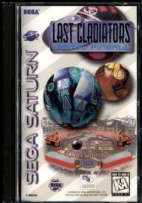 Last Gladiators Digital Pinball Sega Saturn 1996 Video Game, Case, Manual - Image 1 of 4