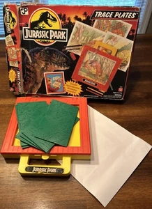 Vintage 1993 Jurassic Park Trace Plates Drawing Set - Picture 1 of 10