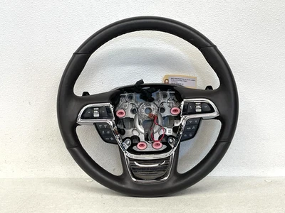 ⭐2018-2024 LINCOLN NAVIGATOR STEERING BLACK LEATHER WHEEL W/ PADDLES OEM LOT2626 - Image 1 of 4