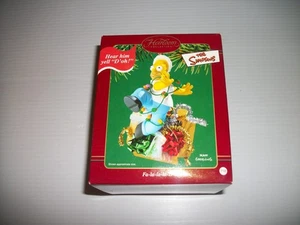 The Simpsons Carlton Cards Heirloom Ornament Collection 2003-Fa-La-La -La-D'oh! - Picture 1 of 6