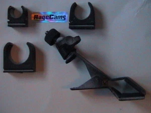 CLAMP ON PINCH PAN TILT MOUNT For Holley Shift Light's Sniper Racing VISOR CLIP - Picture 1 of 1