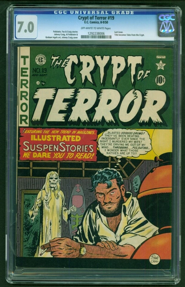 The Crypt of Terror #19 (EC Comics August-September 1950)
