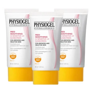 Physiogel Red Soothing AI Sensitive UV Sunscreen 40ml * 3pcs SPF50+ PA+++ K-Beau - Picture 1 of 1
