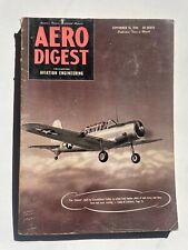 September 1944 Aero Digest Magazine- Lots of Great Ads