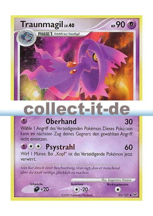 Pokemon Platin 55/127 - Traunmagil Deutsch - Bild 1 von 1