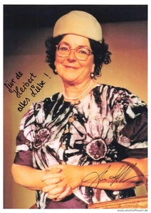 Alice Hoffmann, Originalautogramm, Autogrammkarte, u.a. "Familie Heinz Becker" - Bild 1 von 1
