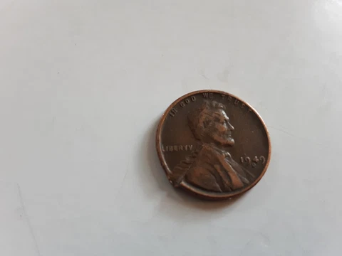 1949 D Lincoln Wheat Penny 1c Error Coin Cover