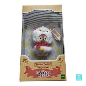 Sylvanian Families Llavero Bebé Ciervo Muñeco de Nieve Calico Critters Época Japón Nuevo - Imagen 1 de 3
