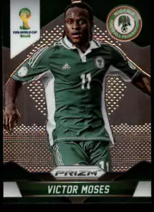 2014 Panini World Cup Prizm #151 Victor Moses Nigeria - Picture 1 of 2