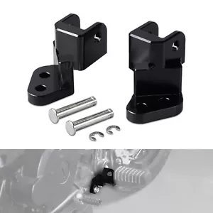 Footrest Footpeg 25.4MM Footpeg Lowering Bracket For Kawasaki KLR650 1987-2018 - Picture 1 of 11