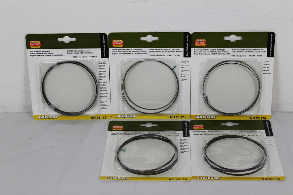 PROXXON Set 28172 Bandsägeblatt fein Sägeband für Bandsäge+2 X 28174+2 X 28176 - Bild 1 von 1