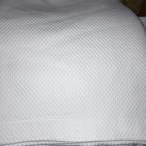 Restoration Hardware Diamond Off White Or Light Beige Matelasse Shower Curtain - Picture 1 of 7