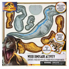 Tara Toys Jurassic World Dominion Wood Dinosaur Activity Set, Ages 3+ NEW Sealed