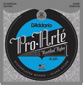 D'Addario EJ31 Classics Rectified Classical Guitar Strings, Hard Tension - Picture 1 of 1