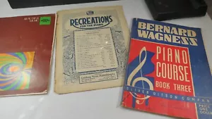 Vintage Sheet Music LOT OF 3 Books For PIANO Easy Solos USED BUT GREAT VINTAGE - Picture 1 of 5