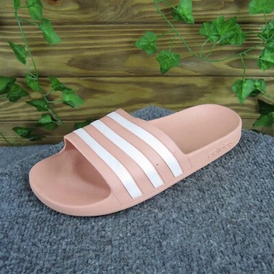 Adidas Mujer Adilette Aqua Slide Melocotón Sintético Talla 6 Mediano Poco Uso 2025 Foto 1 de 4