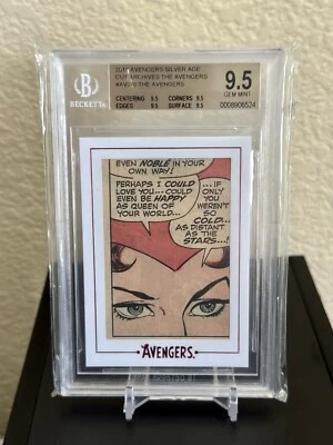 2015 Avengers Silver Age SCARLET WITCH #76 Comic Cut Panel Archives /133 BGS 9.5 - Image 1 of 2