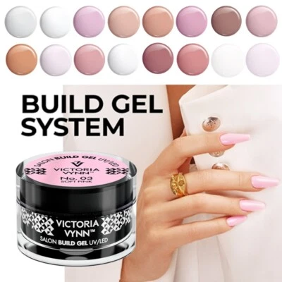Victoria Vynn UV/LED Gel Nail BUILDER Clear Cover EXTENSION False Tips Overlay - Image 1 of 2