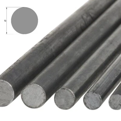 BARRA BARRE TONDA LISCIA IN FERRO PIENO AVP TONDINO TRAFILATA X TORNIO E SALDARE - Imagen 1 de 2
